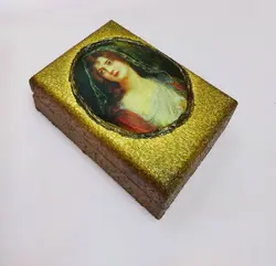 جعبه نیم ست چوبی پتینه