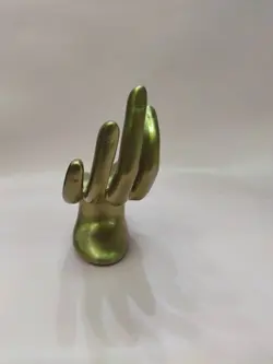 دست پلی استر طلایی براق