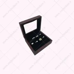 کلکسیون انگشتر چوبی جواهرات