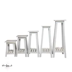 چهارپایه 5تکه چوبی &ndash; فروشگاه اینترنتی خوان خان