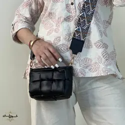 کیف دوشی مدل بافتنی زنانه ماکان خارجی &ndash; فروشگاه اینترنتی خوان خان