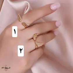 انگشتر نگین دار طرح بال با قابلیت تغیر سایز &ndash; فروشگاه اینترنتی خوان خان