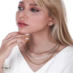 گردبند سه لاین ماری و کارتیر &ndash; فروشگاه اینترنتی خوان خان