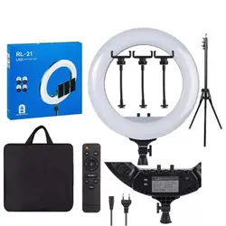 رینگ لایت حرفه ای 21 اینچ مژه