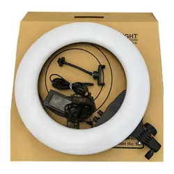 رینگ لایت 18 اینچ 100 وات اکستنشن مژه