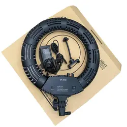 رینگ لایت 18 اینچ 100 وات اکستنشن مژه