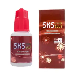 چسب فیکساتور اس کا اس قرمز بدون گاز مخصوص کاشت مژه