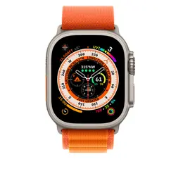 بند اپل واچ نارنجی مدل Alpine Loop مناسب اپل واچ 38/40/41 میلی متر - فروشگاه سلام جانبی