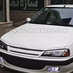 جلو پنجره پژو پارس تک خط سفید