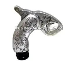 سردنده طرح دسته اسلحه نقره ای