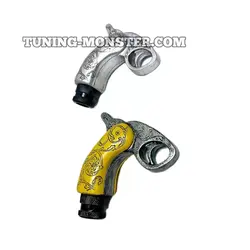 سردنده طرح دسته اسلحه نقره ای