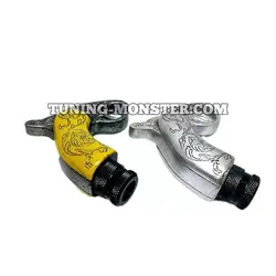 سردنده طرح دسته اسلحه نقره ای