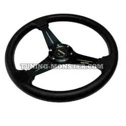 فرمان اسپرت MOMO چاکدار مشکی