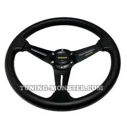 فرمان اسپرت MOMO چاکدار مشکی