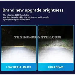 هدلایت لنزدار استارکو پایه H4