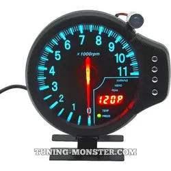 آمپر گیج روی داشبورد اپکسی سه کاره مشکی