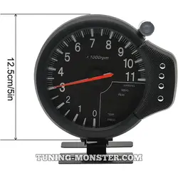 آمپر گیج روی داشبورد اپکسی سه کاره مشکی