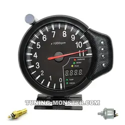 آمپر گیج روی داشبورد اپکسی سه کاره مشکی