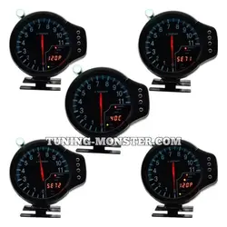 آمپر گیج روی داشبورد اپکسی سه کاره مشکی