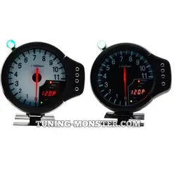 آمپر گیج روی داشبورد اپکسی سه کاره مشکی