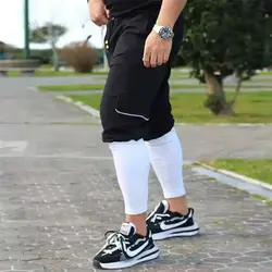 شلوار اسلش کد 240 طرح پایین کش بافت جنس دورس رنگ مشکی