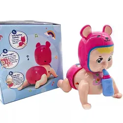 عروسک نوزاد با پستونک راه رونده مدل 1809 - فروشگاه اسباب بازی نیلا