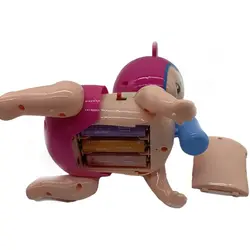 عروسک نوزاد با پستونک راه رونده مدل 1809 - فروشگاه اسباب بازی نیلا