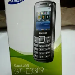 موبایل سامسونگ E3309 | حافظه 30 مگابایت ا Samsung E3309 30 MB بدون گارانتی شرکتی صفحه نمایش بزرگ با وضوح بالا به همراه دوربین مموری و بلوتوث