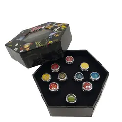 ست کلکسیونی انگشترهای آکاتسوکی سری ناروتو - مینوسا مارکت