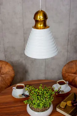 لوستر مدرن و چراغ آویز تک شعله مدل ماریا