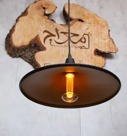 لوستر مدرن و چراغ آویز تک شعله مدل گاتا