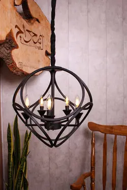 لوستر خاص پنج شعله مدل تاس5