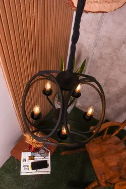 لوستر خاص پنج شعله مدل تاس5