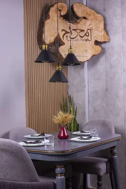 چراغ آویز سه شعله سورن با کفی خطی