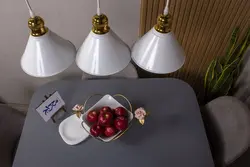 چراغ آویز سه شعله سورن با کفی خطی