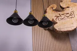 چراغ آویز سه شعله سورن با کفی خطی