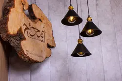 چراغ آویز سه تایی مدل سورن با کفی گرد