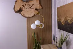آویز لوستری شیک سه شعله مدل ماه