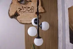 آویز لوستری خاص مدل تیدا چهار شعله
