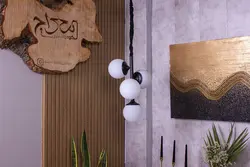 آویز لوستری خاص مدل تیدا چهار شعله