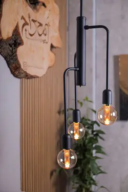 لوستر و آویز فانتزی سه شعله مدل ارمیا