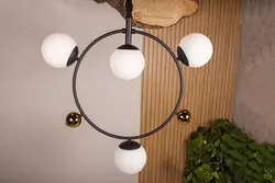 لوستر مولکولی مدرن شش شعله مدل صدف