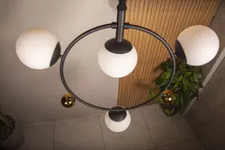 لوستر مولکولی مدرن شش شعله مدل صدف