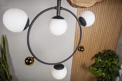 لوستر مولکولی مدرن شش شعله مدل صدف