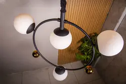 لوستر مولکولی مدرن شش شعله مدل صدف