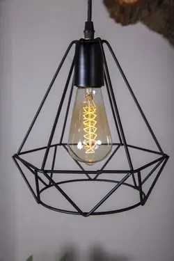 لوستر آویز خاص مدل الماس مفتولی