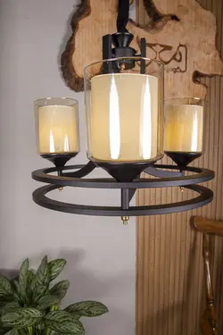 لوستر شیک و مدرن مدل رسا سه شعله