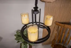 لوستر شیک و مدرن مدل رسا سه شعله