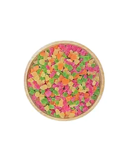 میوه خشک اناناس حبه رنگی تایلندی ( عمده )