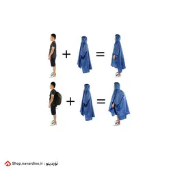 پانچو 3 کاره کمپسور (زیرانداز+سایه بان+پانچو) Cmapsor - نَوَردینو مارکت
